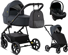 Детская коляска Tutis Enzo 3 в 1 с автокреслом Elo Lux EduSky Black 1702546 Антрацит/ Antracite