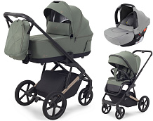 Детская коляска Rant Garda 3 в 1 с автокреслом Cruise Grey Olive