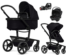 Детская коляска 4 в 1 Joolz Day 5 и автокресло Baby-Safe Core Space Black и база Vario Base 5Z Space Black