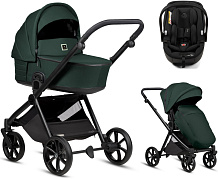 Детская коляска Tutis Mio 3 Plus Essential New 3 в 1 с автокреслом Beno Black 1622240 Pacific Green