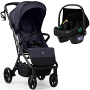 Прогулочная коляска Sweet Baby Aura Plus Basic SBL + автокресло Elegante Plus Grey