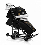 Детские санки-коляска Pikate Limited Edition black