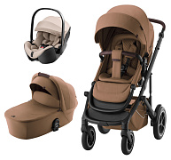 Коляска 3 в 1 Britax Roemer Smile 5Z LUX и автокресло Baby-Safe PRO Style Teak Warm Caramel