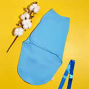 Пеленка-кокон Vikalex Голубой на липучке голубой