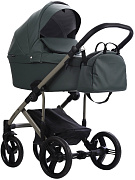 Детская коляска Bebetto Magnum Light Pro 2 в 1 08 зеленая кожа