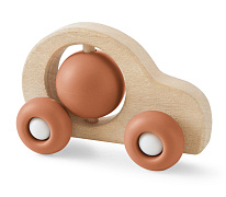 Прорезыватель Happy Baby силиконовый 20038 dark orange/оранжевый