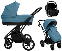 Коляска 3 в 1 Sweet Baby Nuvola + автокресло Premier Black Ocean Green