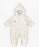 Комбинезон демисезонный AmaroBaby Elf стеганый ЧЗ молочный 74