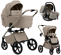 Коляска 3 в 1 Sweet Baby SBL Elegante Therma Colore + автокресло Premier Begie Champagne Beige