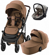 Коляска 3 в 1 Britax Roemer Smile 5Z LUX и автокресло Osann Cuddle Wheat Warm Caramel