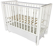 Детская кроватка Кедр Nicol универсальный маятник белый