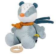 Игрушка мягкая Nattou Musical Soft toy FELIX & LEO Барсук музыкальная 595049
