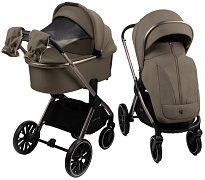 Детская коляска AmaroBaby Genius 2 в 1 коричневый