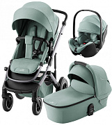 Коляска 3 в 1 Britax Roemer Smile 5Z и автокресло Baby-Safe Pro Jade Green Jade Green
