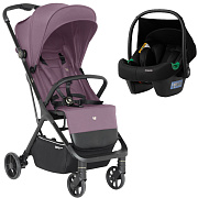 Прогулочная коляска Sweet Baby Aura + автокресло Elegante Plus Rose