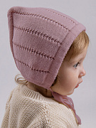 Шапочка вязаная AmaroBaby Tiny демисезонная ЧЗ пудровый 40