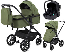Детская коляска Rant Moss 3 в 1 с автокреслом Miro Black Olive