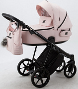 Детская коляска Adamex Porto 2 в 1 PO-PS26 (РОЗ.ТК+РОЗ.КОЖА)