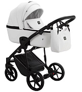 Детская коляска Adamex Mobi Deluxe 3 в 1 M-SA01 (БЕЛАЯ КОЖА)