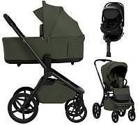 Коляска 3 в 1 Sweet Baby SBL Orso New + автокресло Premier Plus Black New Dark Green