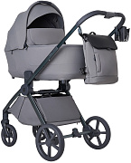 Детская коляска Pituso Teffy New 2 в 1 2727 Steel Grey/Graphite