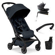 Прогулочная коляска Joolz Aer 2 SE и автокресло Baby-Safe Core Midnight Grey и база Baby-Safe Core Dark navy blue