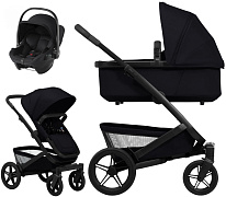 Детская коляска 3 в 1 Joolz Geo5 и автокресло Baby-Safe Core Space Black без адаптеров Space Black