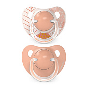Соска-Пустышка Suavinex Pro 18+ мес. Anatomical, 2 шт. 308260 DREAMS PINK L3