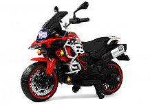 Детский электромотоцикл RiverToys М009БХ красный