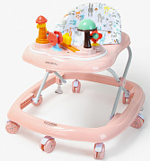 Ходунки детские Amarobaby Running Baby с электронной игровой панелью розовый