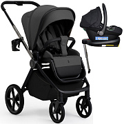 Прогулочная коляска Sweet Baby SBL Elegante Therma + автокресло Elegante Plus с базой i-Size ISOFIX DK780 Dark Grey