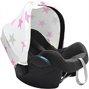 Капюшон для автокресла Xplorys DOOKY Hoody Pink Stars