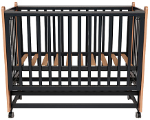 Кроватка Lunna Lika графит бук