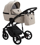 Детская коляска Adamex Mobi Deluxe 2 в 1 M-SA07 (СВЕТЛО-БЕЖЕВАЯ КОЖА)