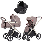 Коляска Carrello Vector CRL-6550 Nova DK791 Grey Line 3 в 1 Rock Beige