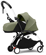 Коляска для новорожденных Stokke YOYO3 Newborn Pack 0+ рама белая White Olive
