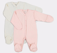 Комбинезон Rant Hugs and Kisses 2 шт Soft Pink 62