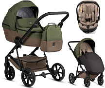 Детская коляска Tutis Viva 6 Plus Essential 3 в 1 с автокреслом Beno Beige 1612050 Pine