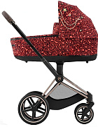 Коляска для новорожденных Cybex Priam IV Rosegold Rockstar