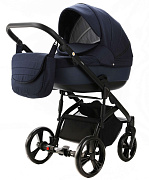 Детская коляска Adamex Lanti 3 в 1 LN-PS44 TIP (Т.СИНИЙ + Т.СИНЯЯ КОЖА)