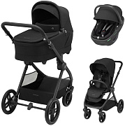 Коляска детская Maxi-Cosi Oxford Plus 3 в 1 с автокреслом Coral 360 Essential black 1978390110 PlusTwillic Black/Черный