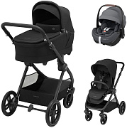 Коляска детская Maxi-Cosi Oxford Plus 3 в 1 с автокреслом Pebble 360 Pro Twillic Graphite 1978390110 PlusTwillic Black/Черный