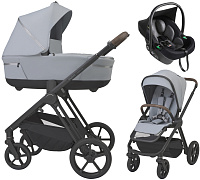 Детская коляска 3 в 1 Espiro Miloo 2.0 и автокресло Pi Black 303 unique dove