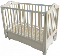 Детская кроватка Кедр Дарина 2 (маятник универсальный,колесо) кашемир