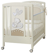 Детская кроватка Italbaby Love крем