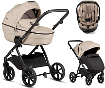 Детская коляска Tutis Uno 6 Plus Essential collection 3 в 1 с автокреслом Beno Beige 1602180 Beige с сумкой