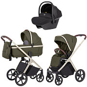 Коляска Carrello Vector CRL-6550 Nova DK791 Black Line 3 в 1 Deep Green