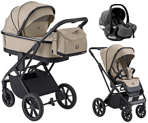 Коляска 3 в 1 Sweet Baby SBL Massimo + автокресло Premier Grey Beige