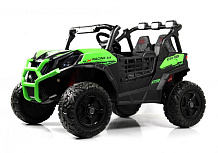 Детский электромобиль RiverToys K777KK LUX 4WD GREEN/зеленый