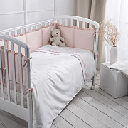 Комплект в кровать Perina Toys Sateen Collection 6 предметов розовый